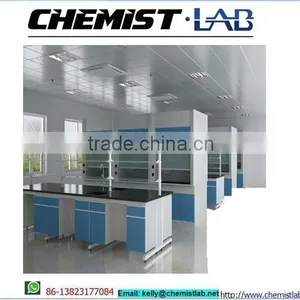 Wall Mounte All Steel Lab Side Table With Sink & Full Height Drawers in Chemistry Laboratory thumbnail-5