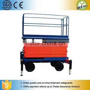 Truewin CE Approved Trailer Mobile Electric Hydraulic Scissor Lift for Sale thumbnail-2