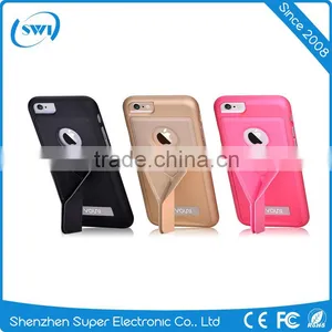 2016 New Design Wholesale PU Leather PC Case Cover Skin With Stand thumbnail-3