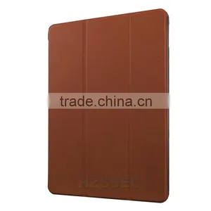 China Factory OEM Logo Three Floding Stand PU Leather Case Cover for Apple IPad Pro 9.7 thumbnail-6