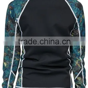 Polyester Lycra Rash Guard for Women L-01 thumbnail-3