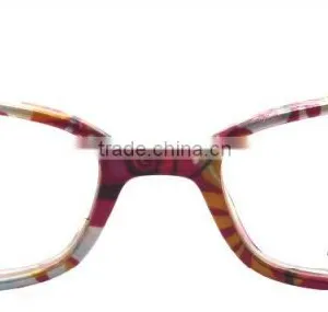 Lady Colorful Paper Transfer Classic Reading Glasses Italy Design thumbnail-2