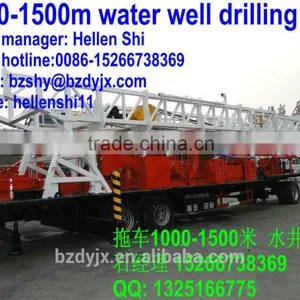 1500m Trailer Type Ground Water Drilling Rig thumbnail-2