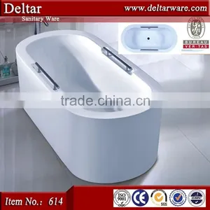 With Sliver Claw Cheap Hot Tub, Oval Freestanding Bathtub, Acrylic Bath Tubs & Sliver Bathtub Faucet thumbnail-4