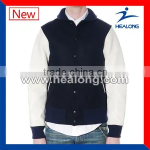 China Wholesale Plain Varsity Jackets Manufacturer thumbnail-1