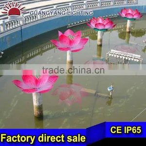 Pink Water-proof Lotus Flower Floating Pool Flower Modern Water-lily,garden Scenery Flower thumbnail-3