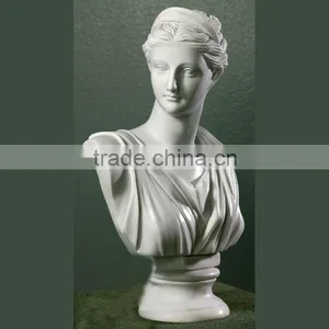 Hand Carved Marble Lady Bust thumbnail-1