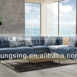 Modern Fabric Corner Sofa thumbnail-1