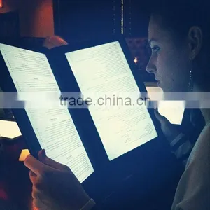 Two Led Panels Illuminated Backlit Menu Folder thumbnail-1
