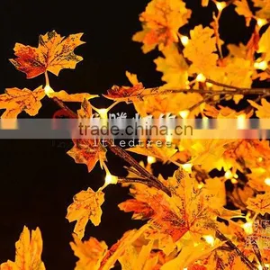 Building Decoration Artificial Maple Leaf Outdoor Lighted Trees thumbnail-6