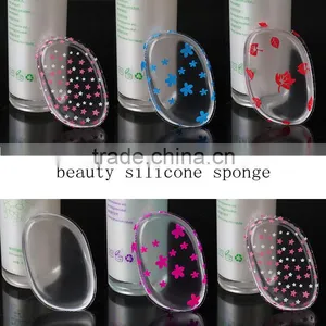 2017 Hot Sell SiliSponge Easy Cosmetic Puff New Silicone Sponge For Foundation Make Up thumbnail-1