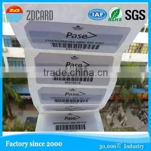 UHF 860-925 MHz 9640 ISO-18000-6C(EPC G2) Adhesive Sticker Tag Label Wet Inlay thumbnail-1