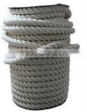 Haidai 3 Strands Cotton Twisted Rope Nature Colour in Stock thumbnail-1