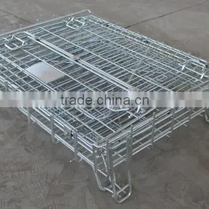 Best-selling Metal Wire Mesh Container With 4 Legs Metal Storage Cage thumbnail-5