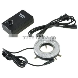 2017 Hot Sale 90V-260V 64LED Stereo Zoom Adjustable Microscope Ring Light thumbnail-1
