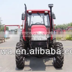 2016 Hot 110hp 4WD NEW1104 With Front End Loader and Backhoe Farm Tractor thumbnail-5