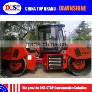 Low Price Double Drum Vibratory Compactor Machine LTC214 Road Roller LUTONG thumbnail-4