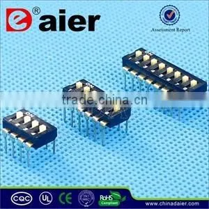 2~12 Position Black Colour Ic Type Tri-State DIP Switch thumbnail-1