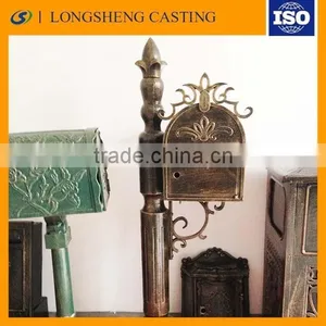 Customized Aluminum Casting Antique Style Bollard /mailbox Post thumbnail-3