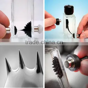 Silver Ferrofluid Magnetic Display 60ml (2 Oz) in Glass Bottle thumbnail-2