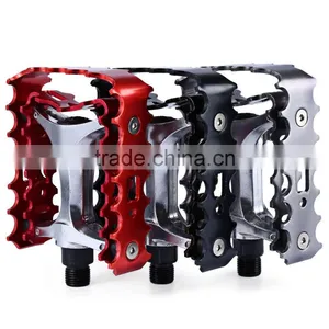 2 Pcs SETSAIL 662 MTB BMX Mountain Pedals Anti-skid Pedals Stainless Steel Ultralight Bicycle Pedals With 2 Bearings Axle thumbnail-1