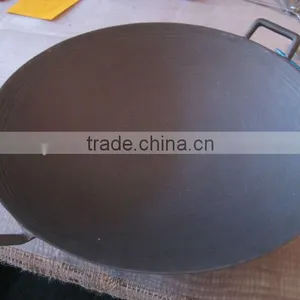 Kitchen Tools Black Color Double Handle Stove Cast Iron Wok thumbnail-2