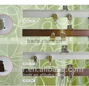 All Kinds of Colors Aluminum Anodized Profile Curtain Rod With End Cap thumbnail-2
