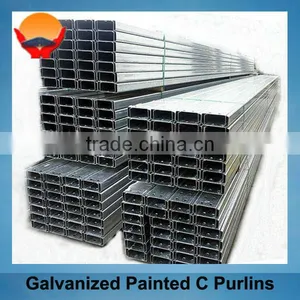 Steel Construction Materials Galvanized C Purlin thumbnail-1