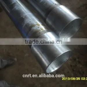 Bs1387-85 Black Erw Carbon Steel Pipe With BSP Thread End thumbnail-1