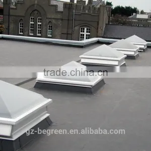 Polycarbonate PC Plastic Bus Pyramid Skylight Roofing thumbnail-2
