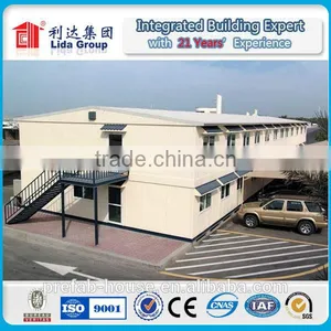 Modular 2 Floors Residential Flat Roof Prefab House thumbnail-4