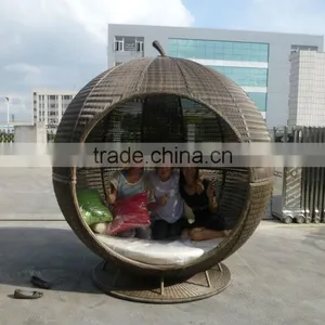 H- S-3035 Top Quality Outdoor Rattan Leisure Bed thumbnail-5