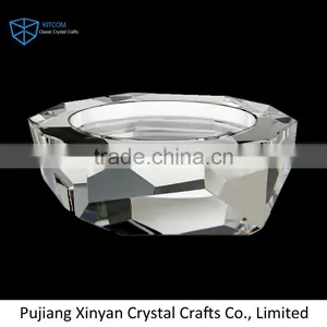 New Product Custom Design Tall Crystal Pillar Candle Holders in Many Style thumbnail-1