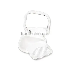 Good Selling Promotional Multifunction Mini Cute Mirror With Comb thumbnail-1