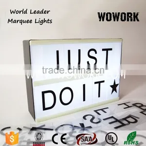 Cinematic Light Box With Letters thumbnail-2