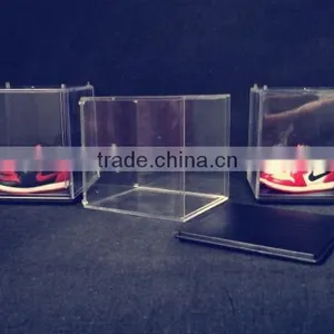 Clear Acrylic Shoe Box With Removable Lid/Clear Acrylic Shoebox Display Holder thumbnail-1