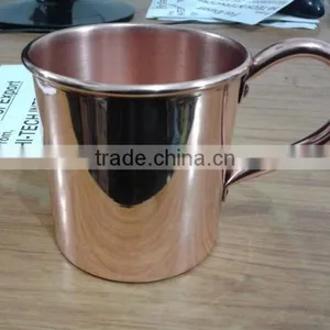 Moscow Mule Copper Mug,Pure Copper Moscow Mule Mug,Solid Copper Moscow Mule Mug,Copper Mug Manufacturers,Copper Mug for Vodka thumbnail-1