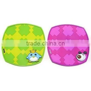 Heart Sahpe Soft Pvc Cup Mat thumbnail-1