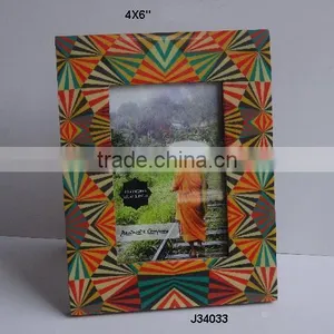 Multi-colour Geometric Patterns Mosaic Photo Frame Available in All Photo Sizes thumbnail-1