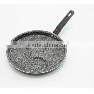 Nonstick Aluminium Egg Poacher Skillet Frying Divided Pan thumbnail-2