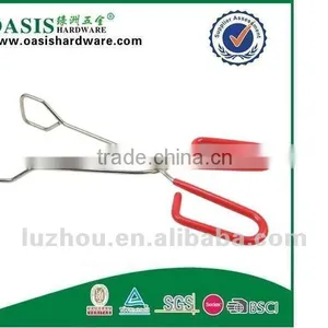 Food Tong Iron With Chrome Plate Plastic Coating thumbnail-1