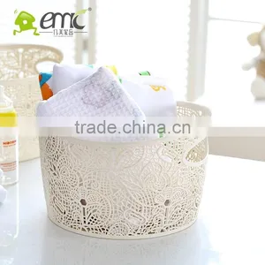 Plastic Basket for Storage Sundries With Handle, Plastic Lace Basket thumbnail-1