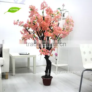 GNW BLS041-3 Artificial Pink Cherry Blossom Tree Wedding Decorative Bonsai Tree thumbnail-1