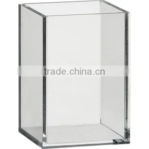 Custom Print Logo Transparent Pen Display Stand/Pen Holder thumbnail-3