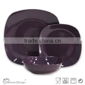 20pcs White/black Dinner Sets thumbnail-3