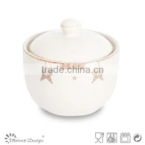 Handpainted Ceramic Sugar Melting Pot thumbnail-1