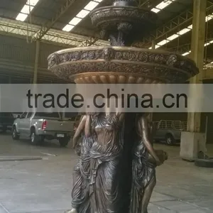 Bronze Water Fountain, Bronze Yard Water Fountain thumbnail-3