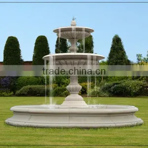 Outdoor Decoration Stone Carving Marble Large Italian Garden Fountain thumbnail-1