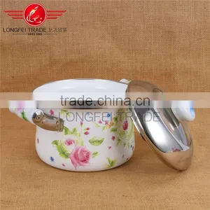 Good Price Enamel / Ceramic Cookware Pot Set/ Soup Pot Stock Pot thumbnail-4