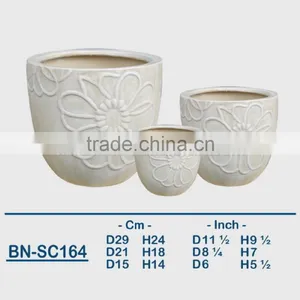 Vietnamese Ceramic Glazed Indoor Pot/ Indoor Planter BN-SC164 thumbnail-1